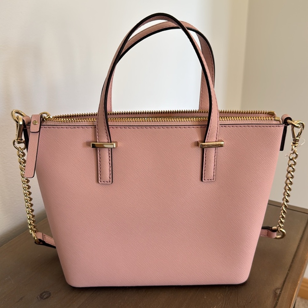 Kate Spade Pink Leather Larchmont Satchel - Picture 3 of 5